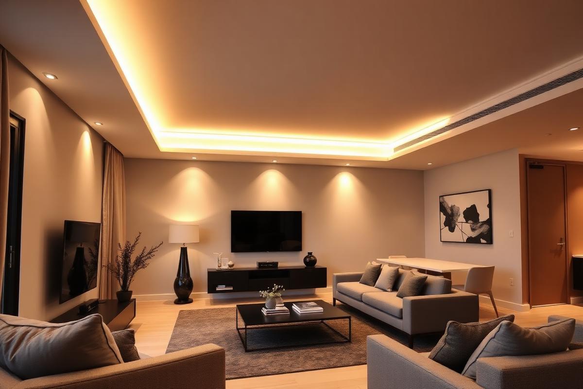 Cove Lighting Installation — River Valley Condo
