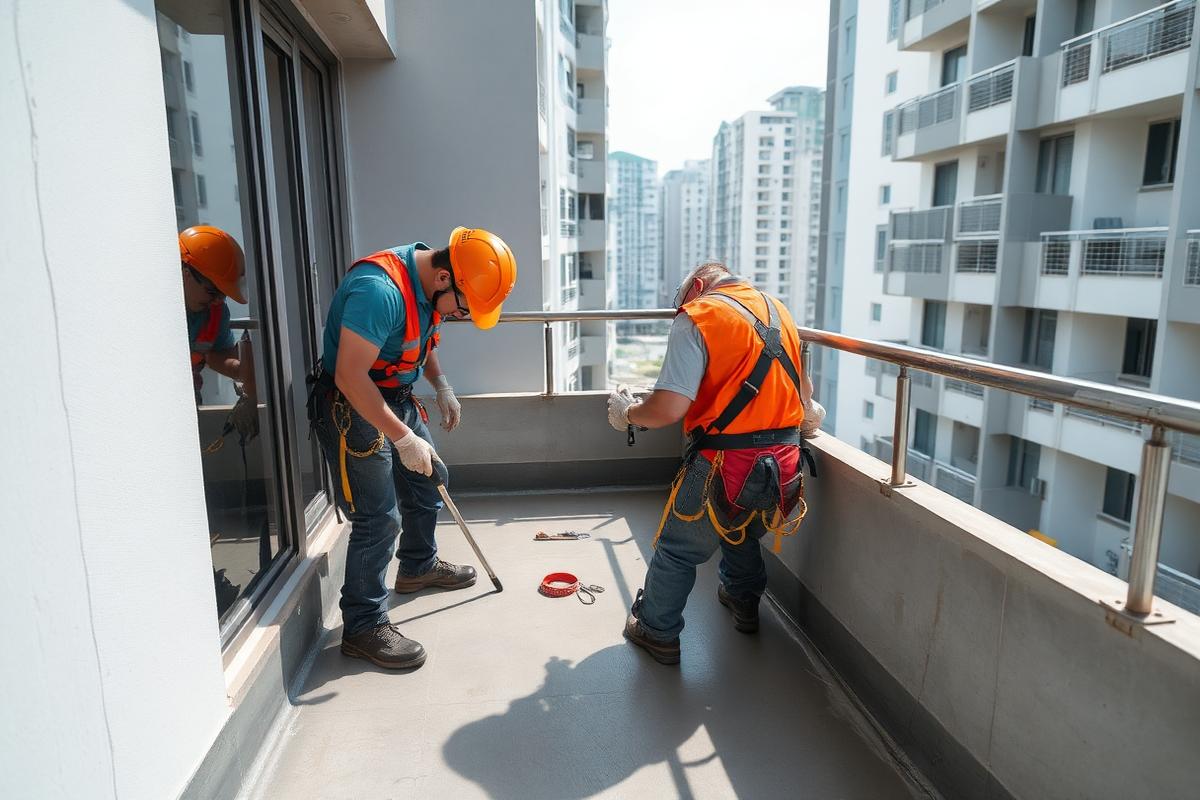 HDB Balcony Waterproofing — Tampines